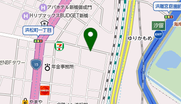 ポニークリーニング 浜松町1丁目店の地図画像