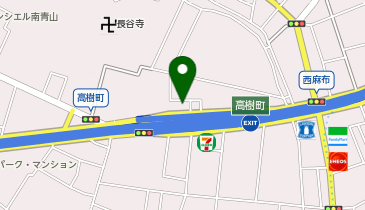 ポニークリーニング 西麻布2丁目店の地図画像