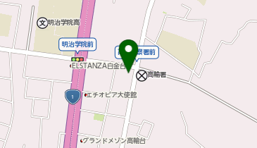 ポニークリーニング 高輪3丁目店の地図画像
