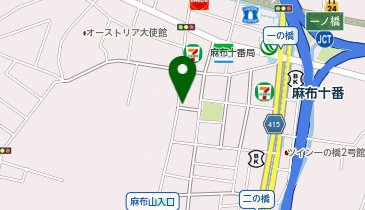 ポニークリーニング 麻布十番2丁目店の地図画像
