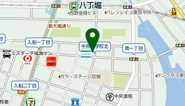 ポニークリーニング 入船1丁目店の地図画像