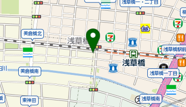 ポニークリーニング 浅草橋駅西口店の地図画像