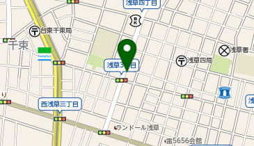 ポニークリーニング 千束通り店の地図画像