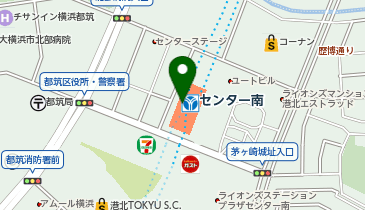 ポニークリーニング センター南駅前店の地図画像