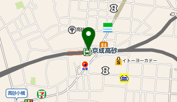 ポニークリーニング 京成高砂駅店の地図画像