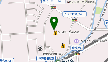 ポニークリーニング ららぽーと海老名店の地図画像