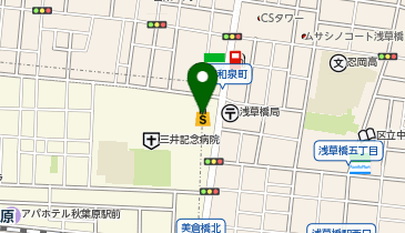 ポニークリーニング ライフ神田和泉町店の地図画像