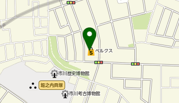 ポニークリーニング ベルクス市川堀之内店の地図画像