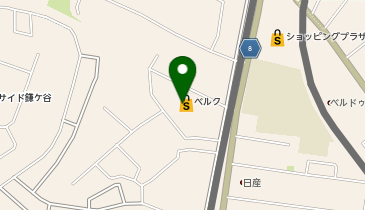 ポニークリーニング ベルク鎌ケ谷富岡店の地図画像