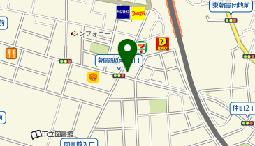 ポニークリーニング 朝霞駅前店の地図画像