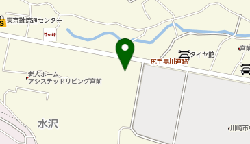 ポニークリーニング ロピア川崎水沢店の地図画像
