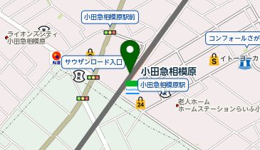 ポニークリーニング Odakyu OX相模原店の地図画像
