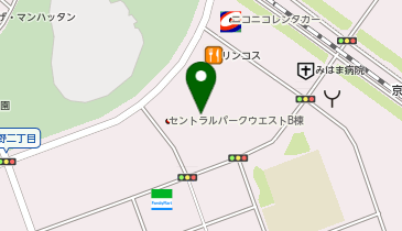 ポニークリーニング セントラルパーク・ウエスト店の地図画像