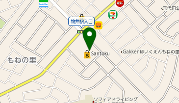 ポニークリーニング 三徳四街道店の地図画像