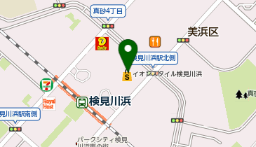ポニークリーニング イオンスタイル検見川浜店の地図画像
