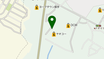 ポニークリーニング ヤオコー戸頭店の地図画像