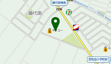 ポニークリーニング ヤオコー藤代店の地図画像
