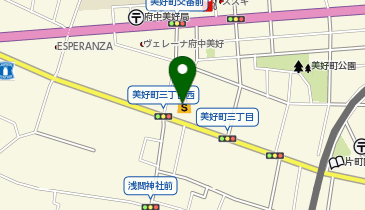 ポニークリーニング いなげや府中美好町店の地図画像