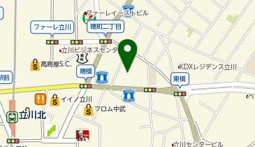 ポニークリーニング MEGAドン・キホーテ立川店の地図画像