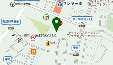 ポニークリーニング サウスウッド店の地図画像