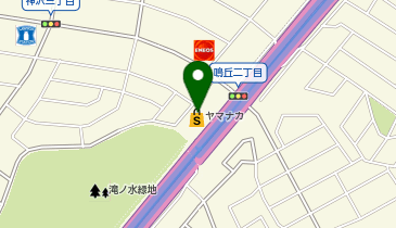 ポニークリーニング ヤマナカ滝ノ水店の地図画像