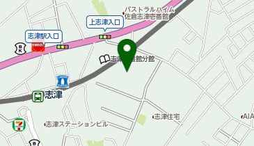 ポニークリーニング ベルク佐倉志津店の地図画像