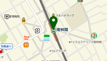 ポニークリーニング 小田急マルシェ南林間店の地図画像
