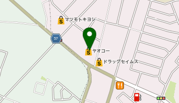 ポニークリーニング ヤオコー八千代緑が丘店の地図画像