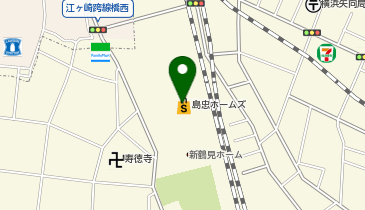 ポニークリーニング 島忠新川崎店の地図画像