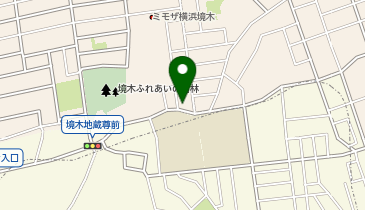 ポニークリーニング 境木店の地図画像