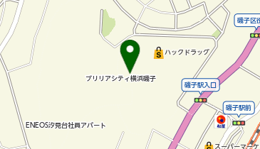 ポニークリーニング マルエツ磯子店の地図画像