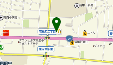 ポニークリーニング サミット府中若松店の地図画像