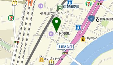 ポニークリーニング 鶴見中央店の地図画像