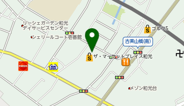 ポニークリーニング ザ・マーケットプレイス和光店の地図画像