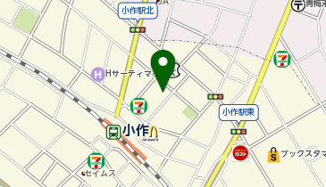 extention space Shuon 小作店の地図画像