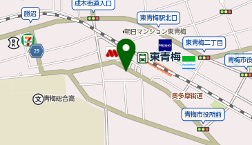 extention space Shuon 東青梅店の地図画像