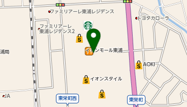ガラムとマサラ イオンモール東浦店の地図画像