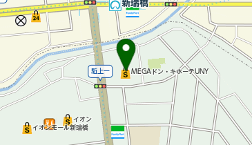 にぎりたて ドンキアラタマ店の地図画像