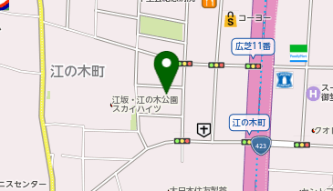 ドーミー江坂コミュニティハウスの地図画像