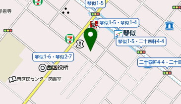 ドーミー琴似の地図画像