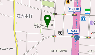 ドーミー江坂江の木2の地図画像
