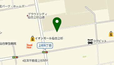 ドーミー上杉(かみすぎ)の地図画像