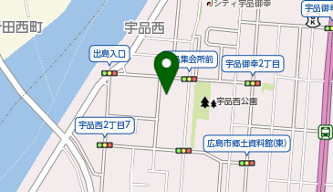 ドーミー広島の地図画像