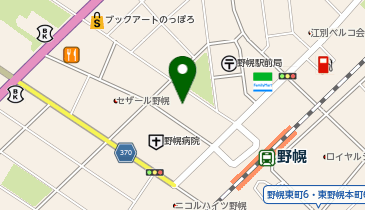 ドーミー野幌(のっぽろ)の地図画像