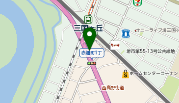 ドーミー三国ケ丘の地図画像