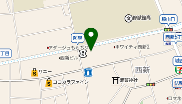 ドーミー福岡の地図画像