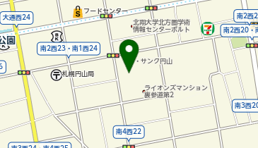 ドーミー円山(まるやま)の地図画像