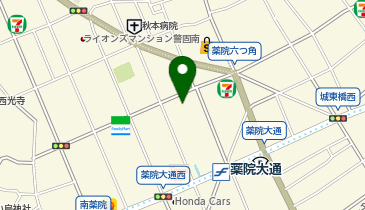 CLASS 1 薬院(クラスワンやくいん)の地図画像