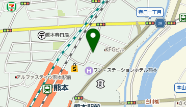 ドーミー熊本駅前の地図画像