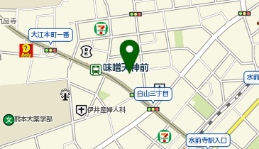 ドーミー熊本の地図画像